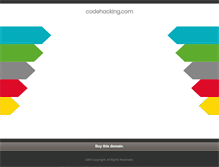 Tablet Screenshot of codehacking.com